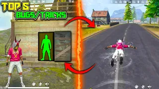 Top 5 New Tricks In Free Fire | New Secret Tricks In Free Fire | New Bug In Free Fire #47