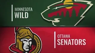 Wild vs Senators   Oct 14,  2019