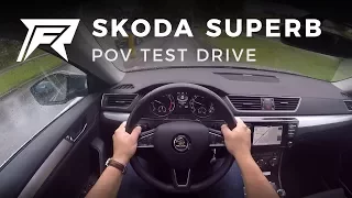 2017 Skoda Superb Combi 1.6 TDI - POV Test Drive (no talking, pure driving)