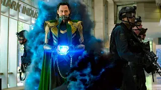 Loki Escapes With Tesseract Scene - Hulk "NO STAIRS!!!!" - Avengers: Endgame (2019) Movie Clip