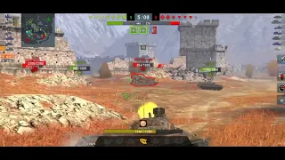 Skoda T50 IX 😜🌋😜 3️⃣ kill😜😜 world of tanks blitz