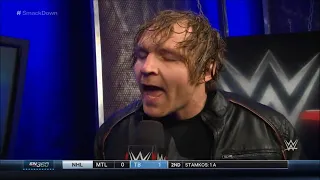 Renee Young interviews Dean Ambrose 7 5 15
