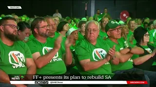 FF Plus presents its plan to rebuild South Africa