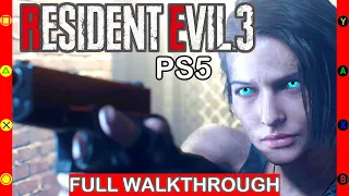 RESIDENT EVIL 3 REMAKE WALKTHROUGH NO COMMENTARY PS5, INFINITE AMMO, ROCKET LAUNCHER AND RIFLE PART1