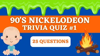 1990's NICKELODEON TRIVIA QUIZ #1 - 25 - 90's Nickelodeon Trivia Questions and Answers.