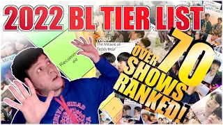 2022 BL Tier List - My ranking of over 70 BL shows!