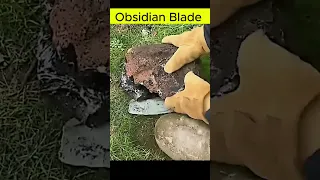 Taking on the challenge to sharpen an Obsidian Knife with Tumbler Rolling Sharpener #facts #viral