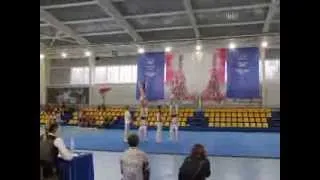 ARENA Групповой стант (coed) Mitso cheerleading open cup 2013