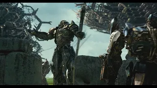 Transformers: The Last Knight - Megatron vs Soldiers (Rescore)