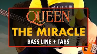 Queen - The Miracle /// BASS LINE [Play Along Tabs]