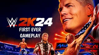 WWE 2K24: First Ever Gameplay (WWE 2K24) (PS4 slim)