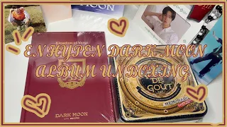 *:･ﾟ✧ENHYPEN - Memorabilia / Dark Moon special album unboxing [All versions]