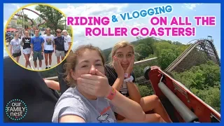 RIDING ON ALL THE CRAZY ROLLER COASTERS AT KINGS ISLAND!