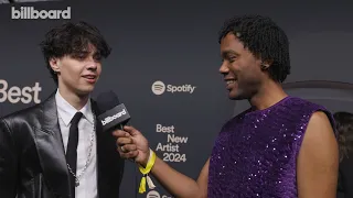 Landon Barker Teases New Track "Over You" & Talks Performing | Spotify Best New Artist Party 2024
