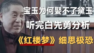 贾宝玉为何娶不了林黛玉？听完白先勇分析，《红楼梦》细思极恐《十三邀S1 ThirteenTalks》 #许知远#十三邀