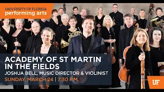UFPA PRESENTS: Academy of St Martin in the Fields - Phillips Center - 3/24