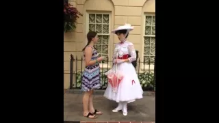 Meeting Mary Poppins! {June 12, 2015}