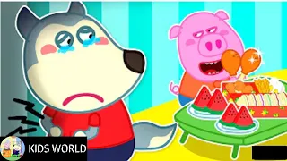 Wolfoo Has Nothing to Eat-Sharing School Lunch+more Good Behaviour. Wolfoo. Cartoon Kids Videos