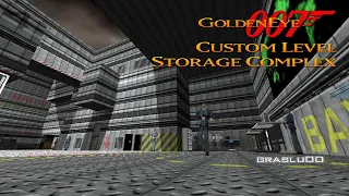 GoldenEye 007 N64 - Storage Complex - 00 Agent (Custom level)