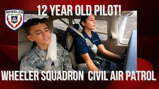 12 Year Old Civil Air Patrol Pilot | Powered Flight Full Experience