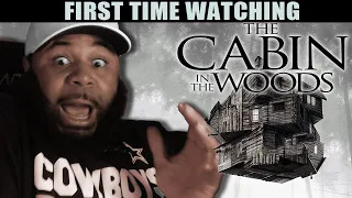 FIRST TIME WATCHING *THE CABIN IN THE WOODS* | MOVIE REACTION