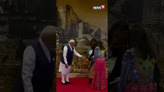 UK PM Rishi Sunak And HisWwife Akshata Murty Arrive At Bharat Mandapam In Delhi | N18S | #shorts