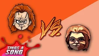 Old Chucky Vs New Chucky (Childs Play Scary Rap Battle Parody)