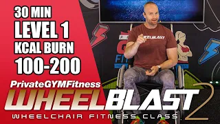 🧑‍🦽WheelChair Dumbbell Workout (W1, D2) Beginner | WHEELBLAST 2 🔥 100-200 kcal (FOLLOW ALONG!)