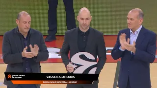 Vassilis Spanoulis, EuroLeague Basketball Legend Ceremony!