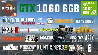 GTX 1060 6GB Test in 30 Games in 2021