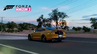 Shelby GT350 | Dusk to Dawn (No Hud Immersion) - Forza Horizon 3 | Drive Summer