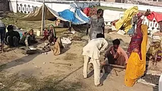 Indian Gypsy blacksmiths working