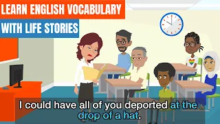 English Conversation Practise(PASS THE TEST!)-Learn English words with life stories-English speaking