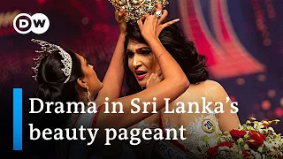 Mrs Sri Lanka's crown snatched off head due to false allegations | DW News