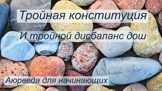 Тройная Конституция и Тройной Дисбаланс Дош. Аюрведа для Начинающих.