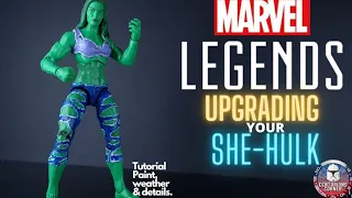 Marvel Legends She-Hulk Upgrading Painting Marvel Figures