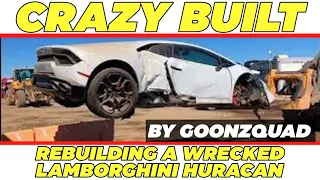 REBUILDING A WRECKED LAMBORGHINI HURACAN IN 20 MINUTE