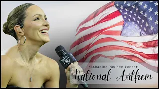 Katharine McPhee Foster • National Anthem Star-Spangled Banner | Las Vegas Raiders - Broncos Denver