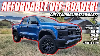 Is the 2023 CHEVY COLORADO TRAIL BOSS WORTH the PRICE? | Exterior & Interior In-Depth Review!