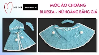 #97 Móc Áo Choàng Bluesea Nữ Hoàng Băng Giá Cho Bé | Móc Áo Choàng Elsa Bằng Len | Mimi Handmade