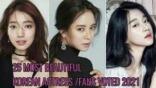 2021/25 Most Beautiful Korean Actresses, According To Fans