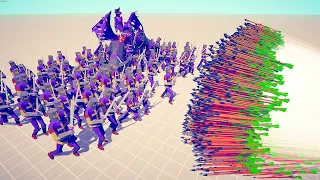 100x SQUIRE + TITAN vs EVERY DUO GODS - Totally Accurate Battle Simulator TABS