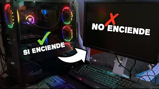 ✔️ MONITOR no enciende pero el CPU si  Solución energía Estática