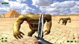 Serious Sam Fusion Karnak demo all kills and secrets guide (serious difficulty 100%)