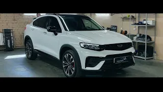 Geely Tugella - бронирование зон риска , оклейка крыши, оклейка элементов кузова, покраска деталей