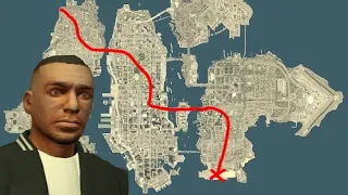 прошёл всю карту GTA IV без единого шага