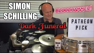 Drum Teacher Reaction: SIMON SCHILLING | Bloodhammer | DARK FUNERAL | (2021 Reaction)