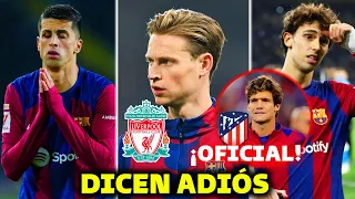 🚨QUEDAN FUERA: CRACKS QUE SE VAN DEL BARCELONA para este Mercado de fichajes 2024