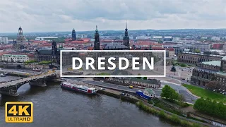 Dresden , Germany 🇩🇪 | 4K Drone Footage (With Subtitles)