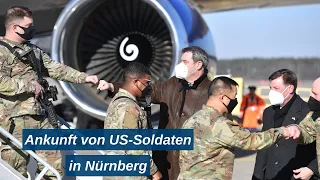 Ankunft von US-Soldaten in Nürnberg - Bayern